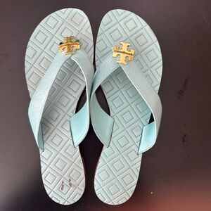 Tory Burch Light Blue Sandals, 9.5